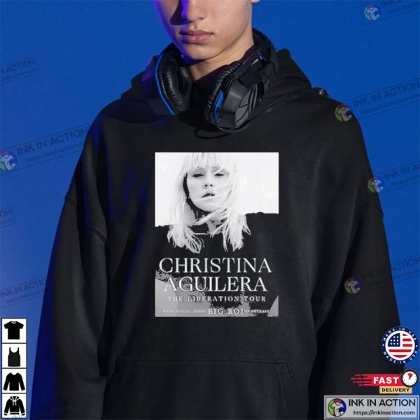 Christina Aguilera The Liberation Tour Retro T-Shirt