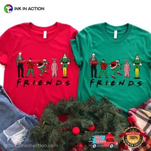 Christmas Friends Funny Holiday T Shirt 3