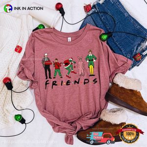 Christmas Friends Funny Holiday T Shirt 4