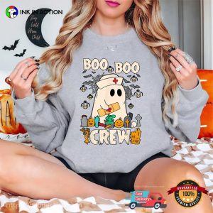 Comfort Colors Boo Boo Crew Halloween Nurse Shirt