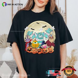 Comfort Colors Halloween Monsters Inc shirt
