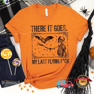 Comfort Colors My Last Flying Fuck funny halloween shirt 2