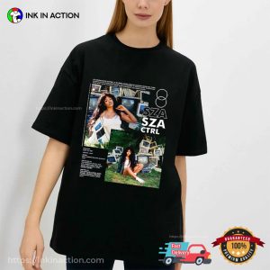 Control Tracklist SZA SOS Merch Retro Music T-shirt