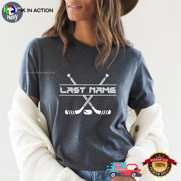 Customized Hockey Player T-Shirt, Hockey Lovers Gifts