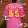 Customized Super Mario Princess Peach Baseball Jersey