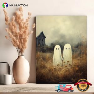 Cute Baby Ghosts Spooky Halloween Poster 3