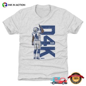 DAK PRESCOTT D4K NFL Football T Shirt 2