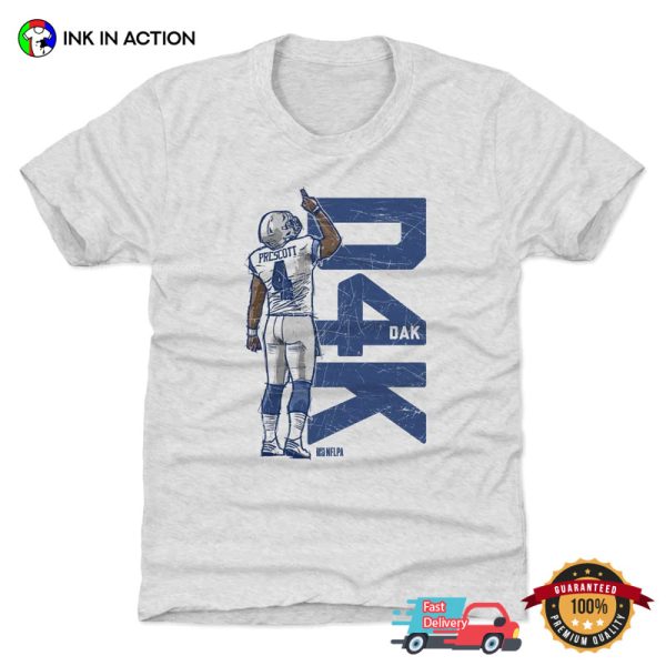 DAK PRESCOTT D4K NFL Football T-shirt