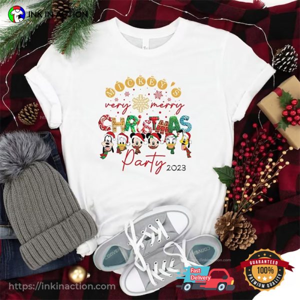 Disney Mickey’s Christmas Party Squad Comfort Colors Shirt