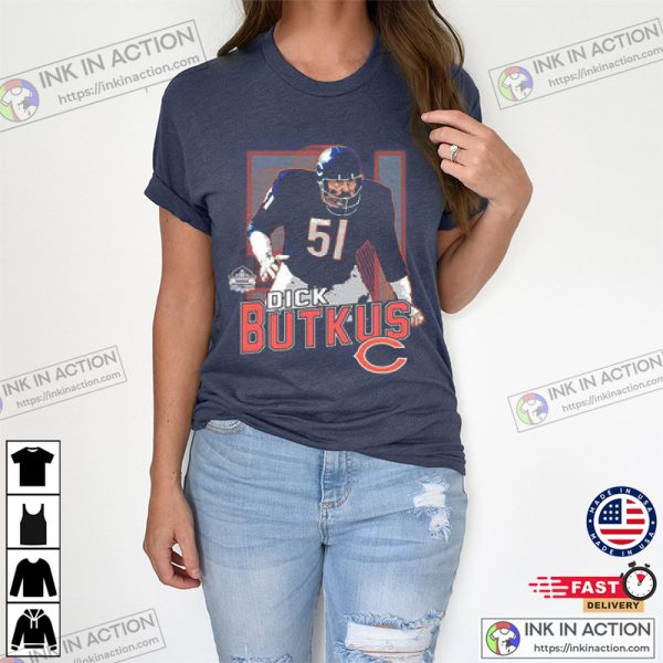 Dick Butkus Hall Of Fame NFL T-Shirt