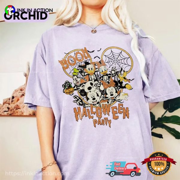 Disney Family Halloween Party Comfort Colors Shirt