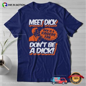 Don't Be A Dick Funny Retro nfl denver broncos T Shirt 1