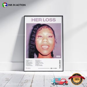 Drake Her Loss Album Cover Wall Art