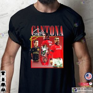 ERIC CANTONA Retro 1990s Man United Shirt