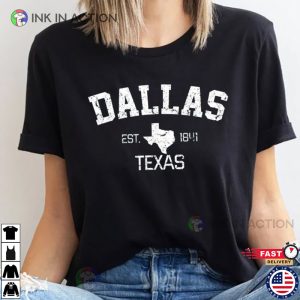 Est 1841 Texas retro dallas cowboys shirt 1