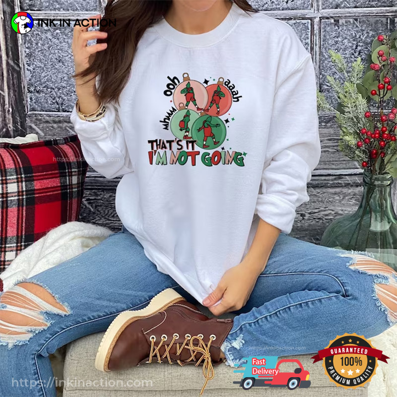 Merry Christmas Grinch Truck Christmas Long Sleeve Top L