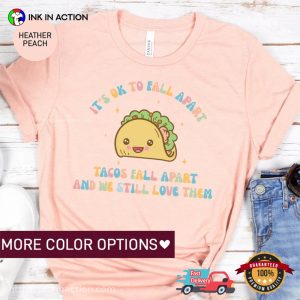 Funny It’s Ok To Fall Apart Comfort Colors Mental Health Shirt