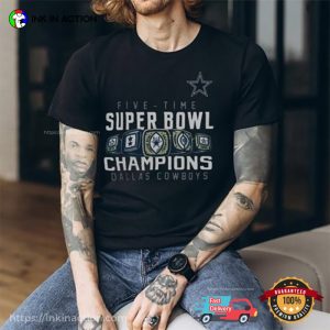 Five Time Super Bowl Champions Vintage Dallas Cowboys Shirt