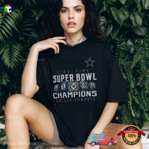 Five Time Super Bowl Champions Vintage Dallas Cowboys Shirt