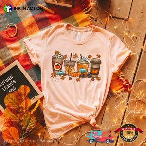 Fall Coffee thanksgiving shirt, Coffee Lover Shirt 4