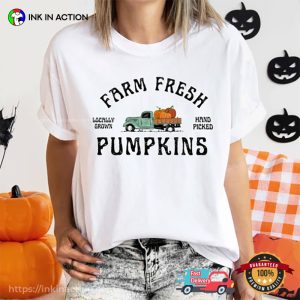 Farm Fresh Pumpkins Fall Comfort Colors Thanksgiving Shirt