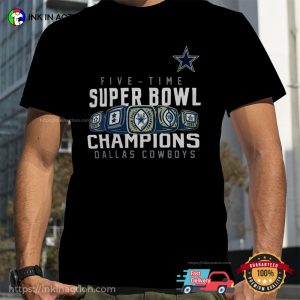 Five time Super Bowl Champions 23 dallas cowboys shirt 3
