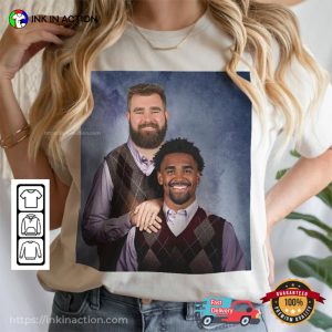 Funny Kelce And Hurts Philadelphia Comfort Colors Shirt