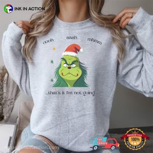 grinch thats it im not going Christmas Comfort Colors Tee