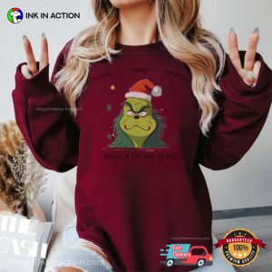 Grinch That’s It I’m Not Going Christmas Comfort Colors Tee