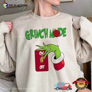 Grinch Mode Comfort Colors Tee, merry christmas grinch Merch