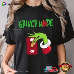 Grinch Mode Comfort Colors Tee, merry christmas grinch Merch