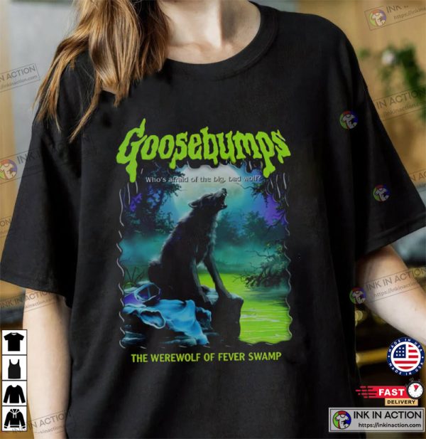 Goosebumps Monster Werewolf Of Fever Swamp Comfort Colors Tee