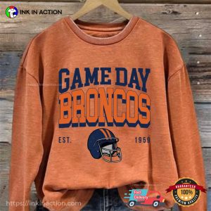 Game Day broncos football Est 1959 Comfort Colors Shirt 2