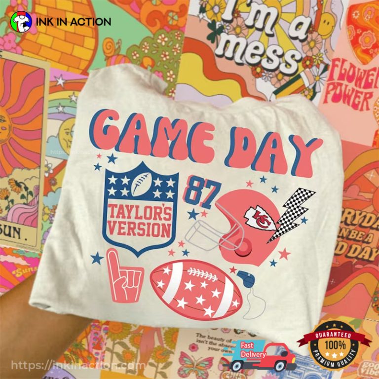 Game Day Taylor Swift 2023 Taylor's Version TShirt Print your