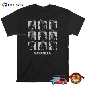 Godzilla Moods Box Up Funny T-shirt