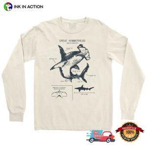 Great Hammerhead shark anatomy Biology Comfort Colors