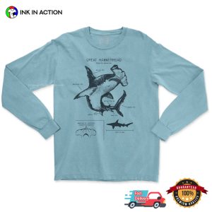 Great Hammerhead shark anatomy Biology Comfort Colors Shir