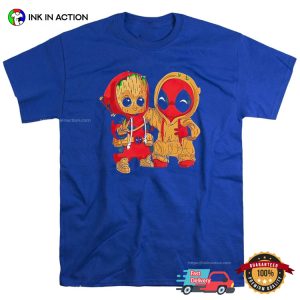 Groot And Deadpool Chibi T-Shirt