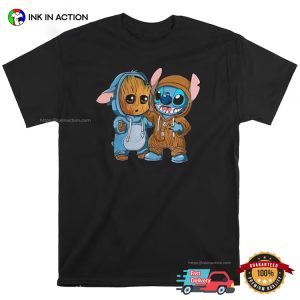 Groot And Stitch Chibi T-Shirt
