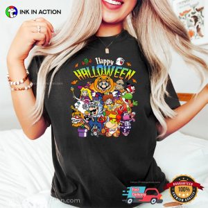 Happy Halloween super mario princess peach Nintendo T-Shirt