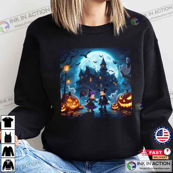 Halloween Moon Night Castle Trick Or Treat T-shirt