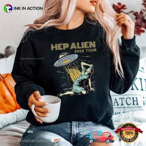 Hep Alien Tour 2003 Retro Pop Music T shirt 1