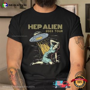 Hep Alien Tour 2003 Retro Pop Music T shirt 2