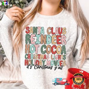 It’s Christmas Y’all Retro Christmas T-shirt