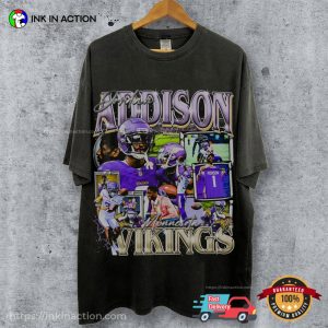 jordan addison minnesota vikings Vintage 90s Graphic T-Shirt