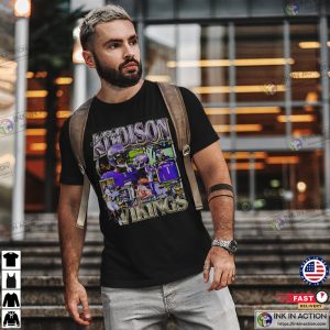 jordan addison minnesota vikings Vintage 90s Graphic T-Shirt