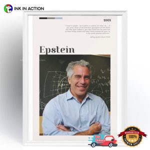 Jeffrey Epstein Criminal Quote Mugshot Poster 2