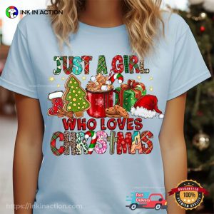 Just A Girl Who Loves Christmas, christmas vacation tees 3