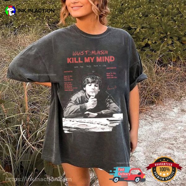 Kill My Mind Louis Tomlinson Tour 2023 Comfort Colors Shirt