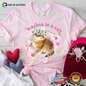 Karma Is A Cat taylor swift 2023 Hit Song Comfort Colors Tee 3